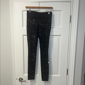 lululemon athletica Black Patterned Leggings